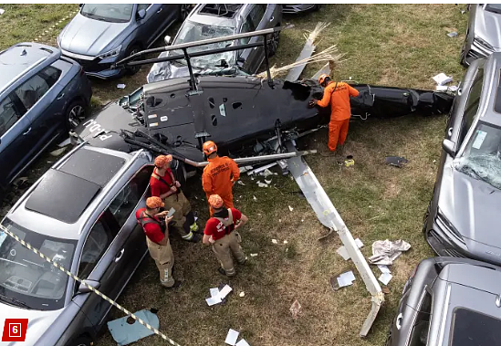 美国著名歌手空难身亡！两架直升机空中相撞，停车场20辆车起火（组图） - 5