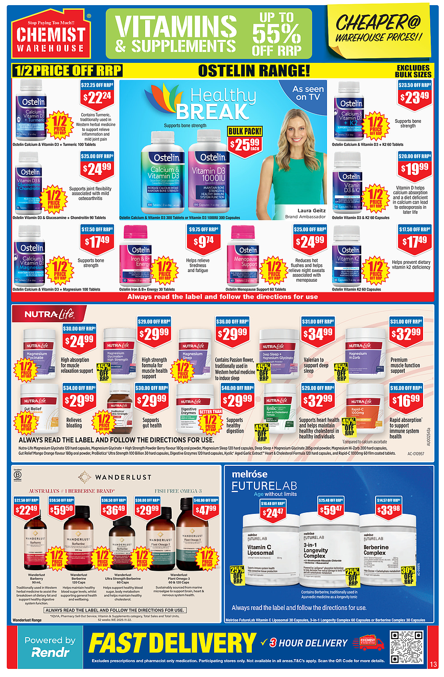 给力周期 + 限时满30刀就包邮！【Chemist Warehouse】药店 最新一期优惠目录 - 16