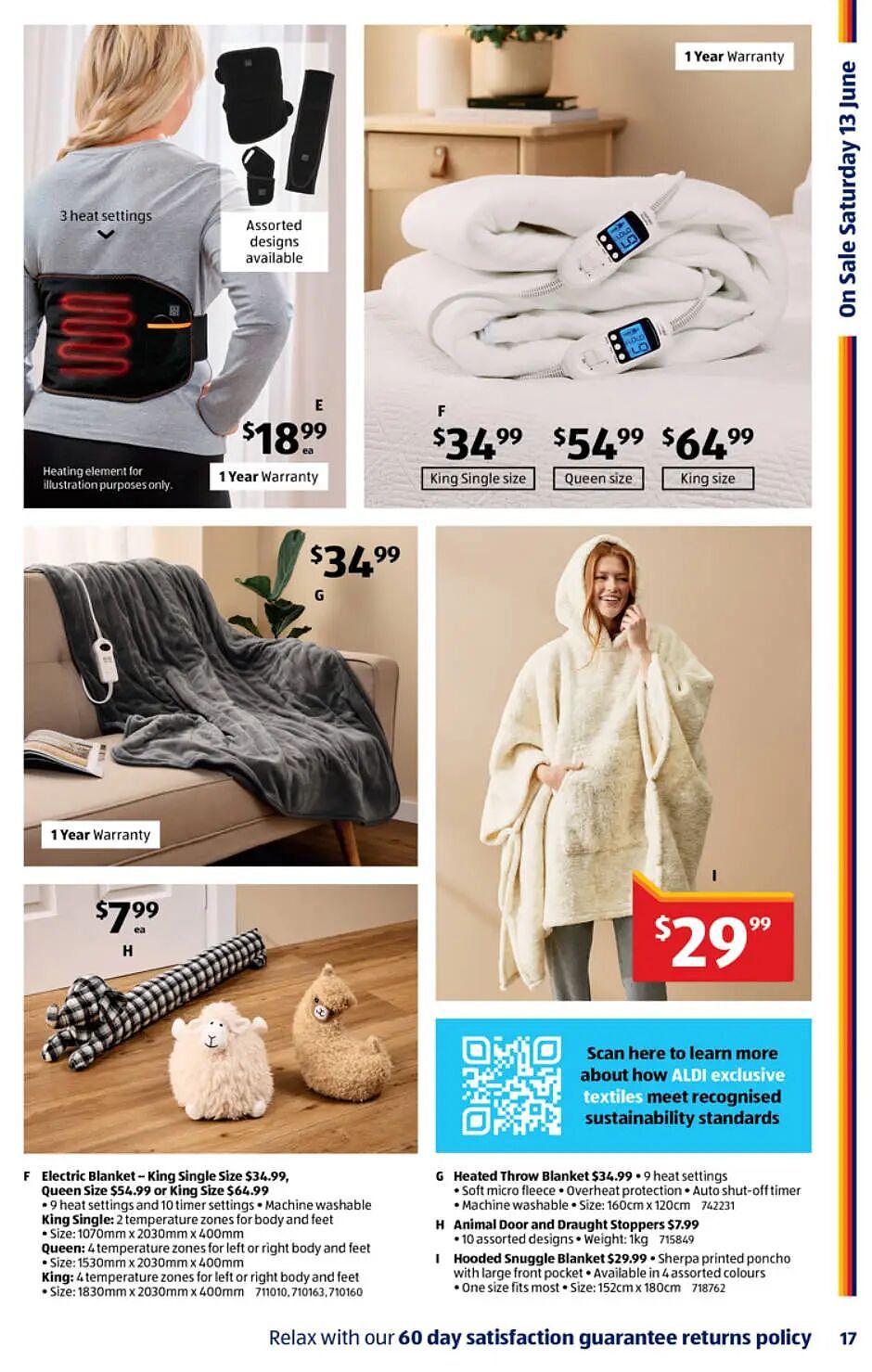 电热毯该换了!【Aldi】6月13日起 特价品 - 8