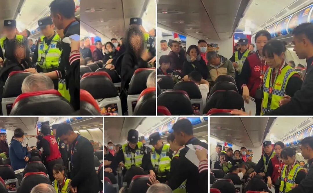 “你为什么不说中文?” 中国女子国际航班发飙，大批旅客滞留（组图） - 2