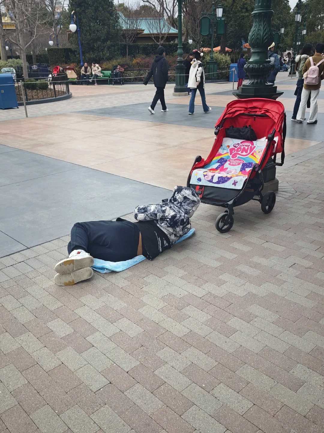 买不起迪士尼5400元一对一服务,中产开始雇“野生车夫”帮占位跑腿(组图) - 3