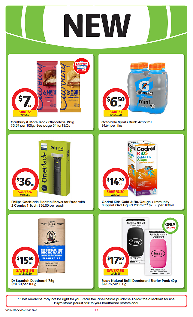 本周最新!澳洲各大超商特价商品一网打尽,大批好物骨折破半价!Woolworths、Coles、Costco(组图) - 13