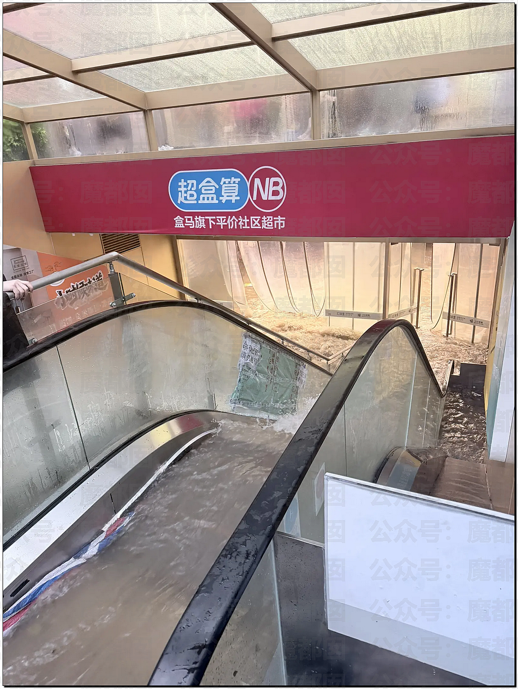 上海变海上?魔都多地严重内涝,街头积水及腰,盒马被淹(视频/组图) - 8