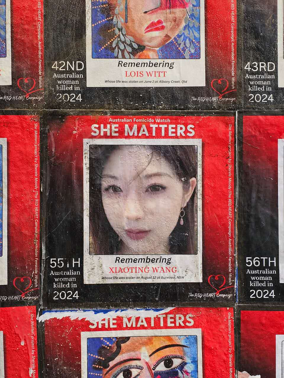 包括3名华人女孩！墨尔本市中心有一面照片墙，挂着100多位女性的照片，她们都有一个共同点 - 6
