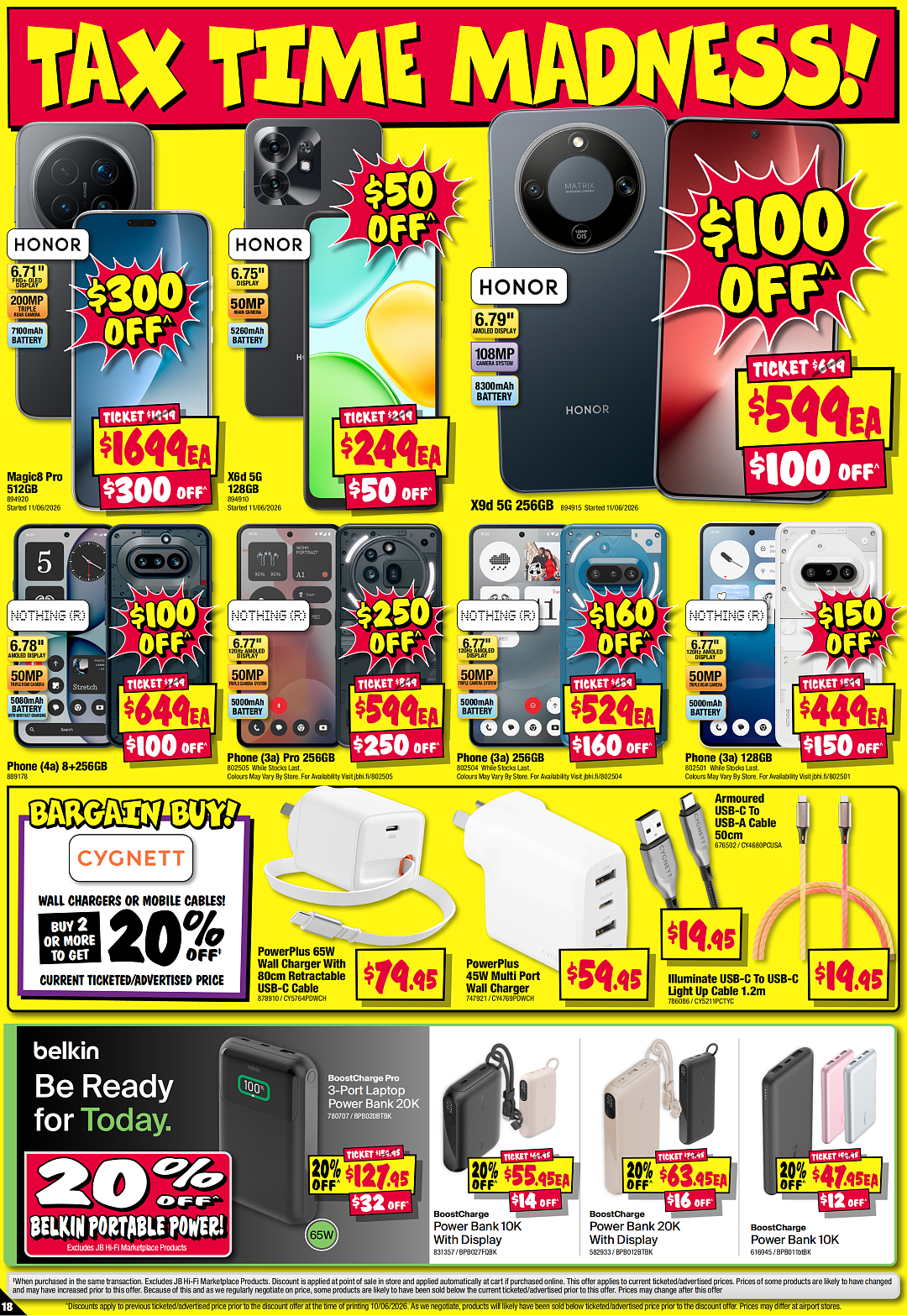 来了！【JB Hi-Fi】财年末 优惠目录 放出 - 18