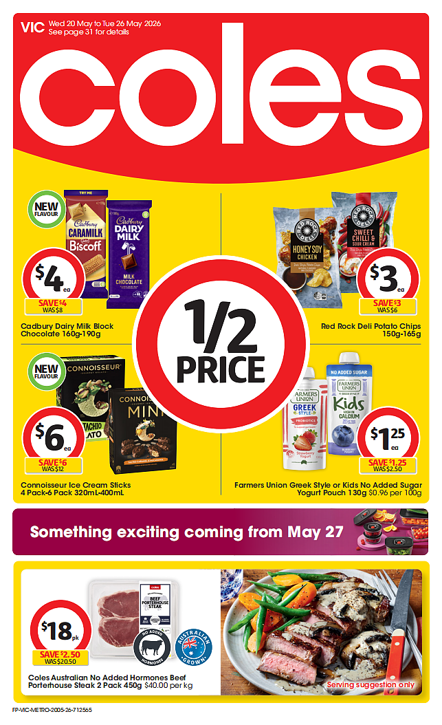 本周最新!澳洲各大超商特价商品一网打尽,大批好物骨折破半价!Woolworths、Coles、Costco、Aldi(组图) - 1
