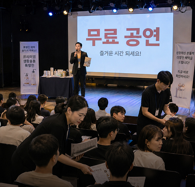 离谱!韩国免费演唱会变推销会,观众被锁剧场2小时,强制推销殡葬套餐(组图) - 7