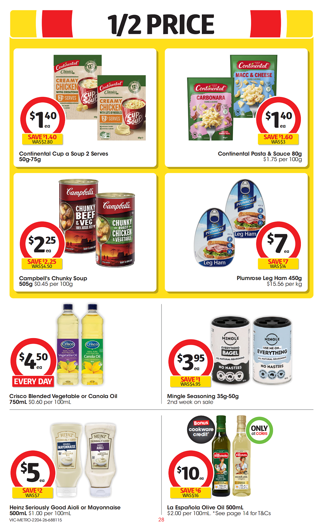 本周最新！澳洲各大超商特价商品一网打尽，大批好物骨折破半价！Woolworths、Coles、Aldi（组图） - 28