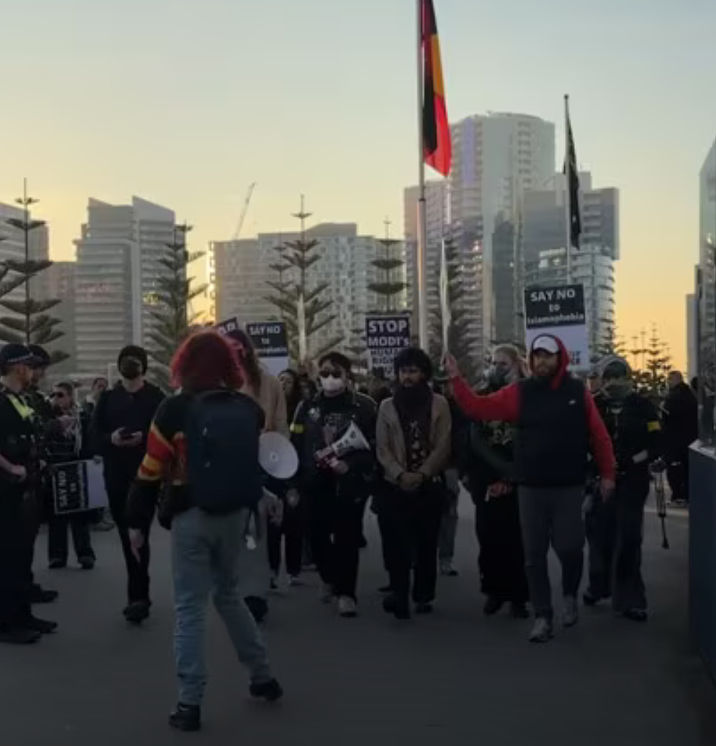 墨尔本今天又有“反移民”游行，右翼人士在酒店狂骂来访的印度总理（组图） - 4