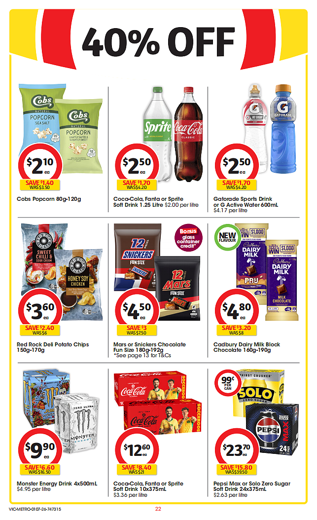 本周最新！澳洲各大超商特价商品一网打尽，大批好物骨折破半价！Woolworths、Coles、Aldi（组图） - 22