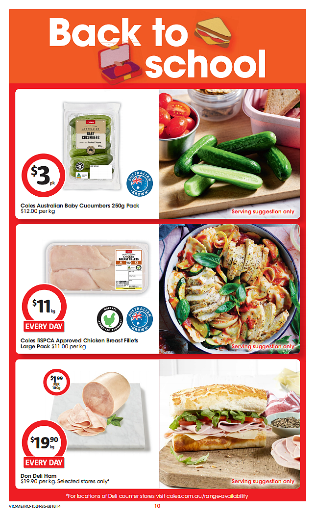 Coles 4月15日-4月21日打折，牛肉派、油、茉莉米半价 - 10