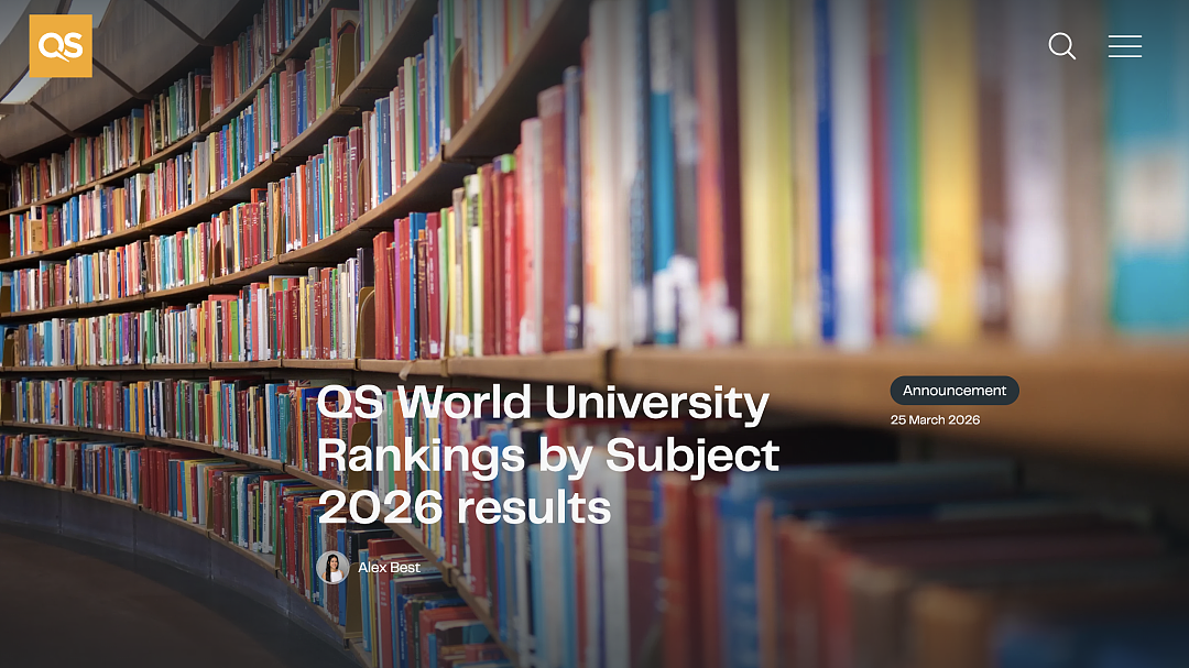 最新！2026 QS大学学科排名出炉，澳洲这些专业杀疯了（组图） - 1