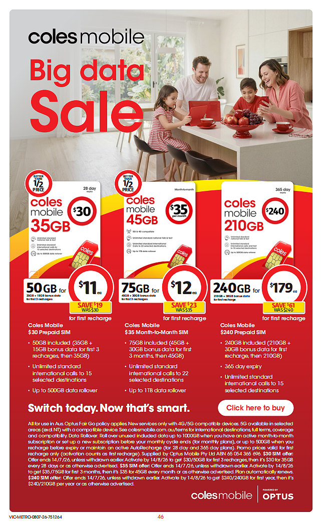 本周最新!澳洲各大超商特价商品一网打尽,大批好物骨折破半价!Woolworths、Coles、Aldi(组图) - 46
