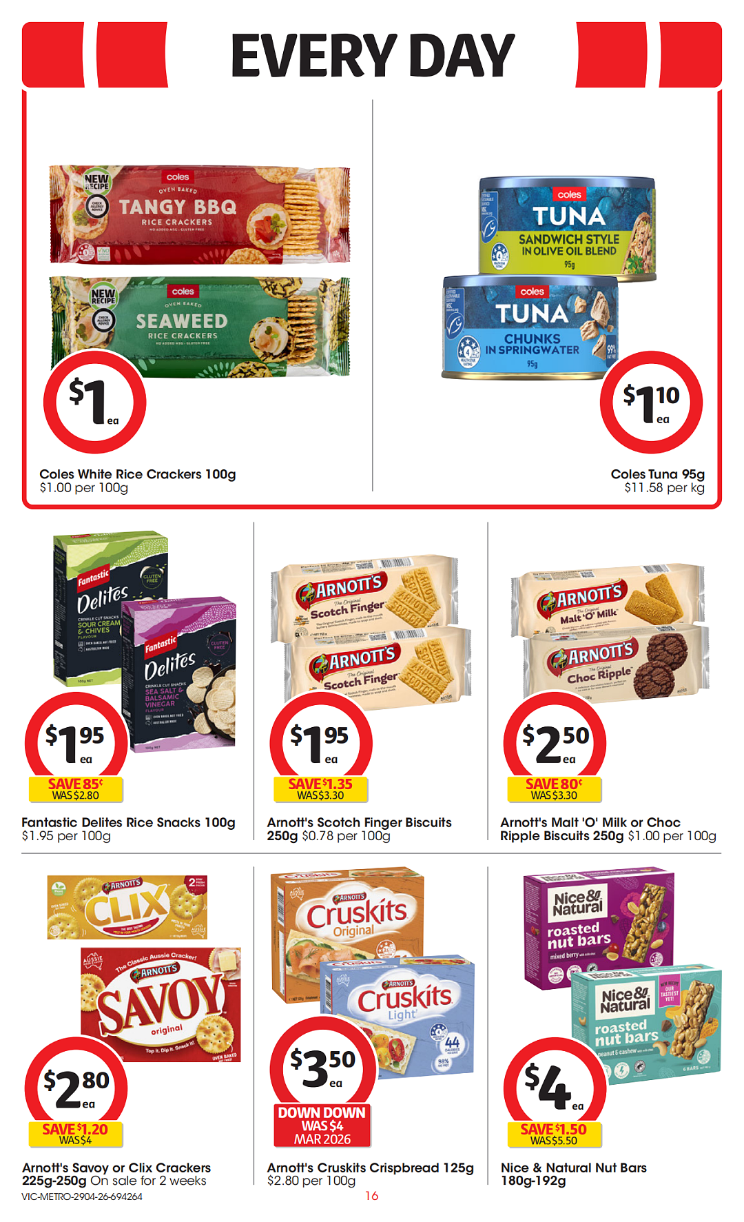 本周最新!澳洲各大超商特价商品一网打尽,大批好物骨折破半价!Woolworths、Coles、Costco(组图) - 16