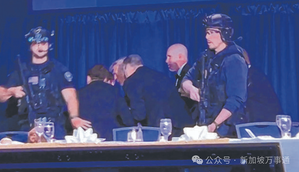 “我就像林肯一样伟大” 白宫晚宴遇刺特朗普首发声！网友调侃：新加坡开会最安全（组图） - 2