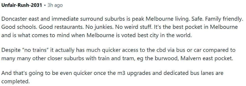墨尔本网友热议:我想搬到Doncaster East,这个区怎么样?(组图) - 7