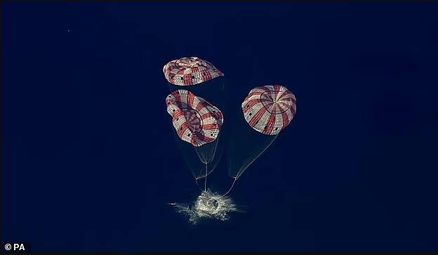 历史性一刻！NASA“阿耳忒弥斯二号”返航成功，人类重启登月时代 - 3