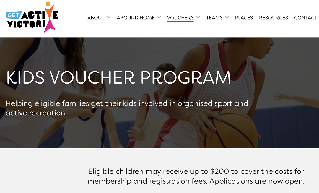 最高$200补贴!维州政府启动第十轮Get Active Kids代金券计划(组图) - 1