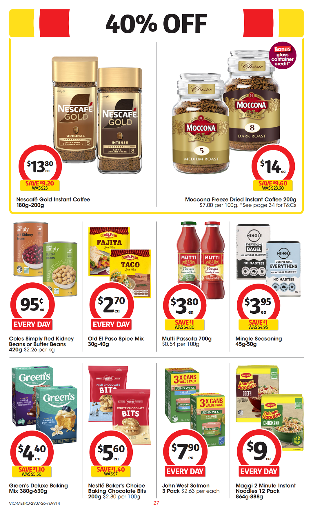 本周最新！澳洲各大超商特价商品一网打尽，大批好物骨折破半价！Woolworths、Coles、Aldi（组图） - 27