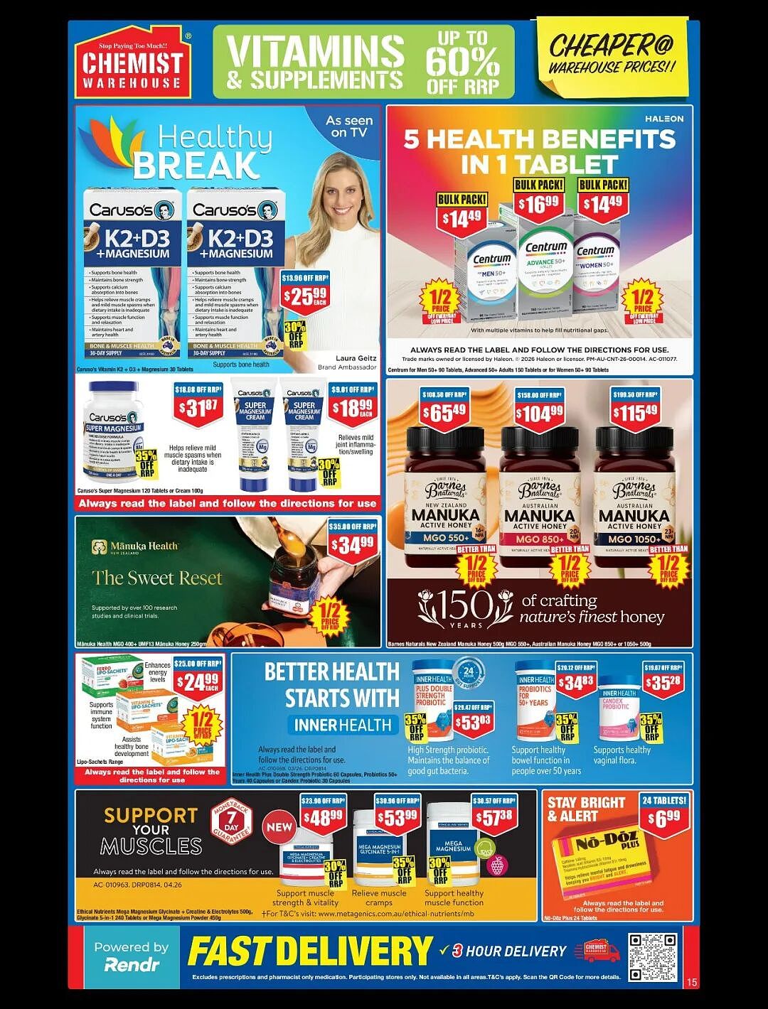 给力周期 + 限时满30刀就包邮！【Chemist Warehouse】药店 最新一期优惠目录 - 18