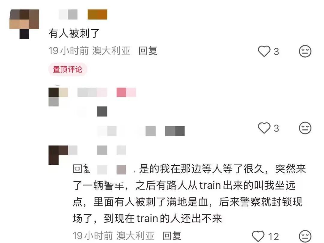 今天有人被刺身亡!Glen Waverley出大事,“刚看完王力宏,差点坐上死亡列车” - 3