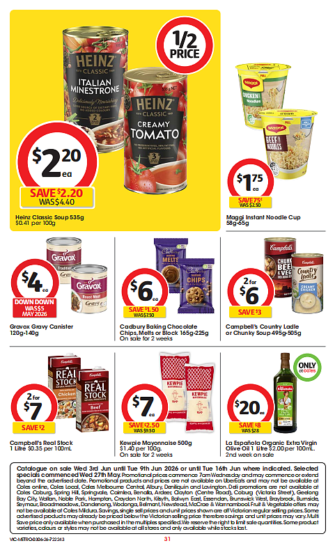 本周最新！澳洲各大超商特价商品一网打尽，大批好物骨折破半价！Woolworths、Coles、Aldi（组图） - 31