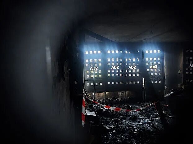 “一起死吧！”家暴男反锁家门放火，烈女跳楼自救（组图） - 1