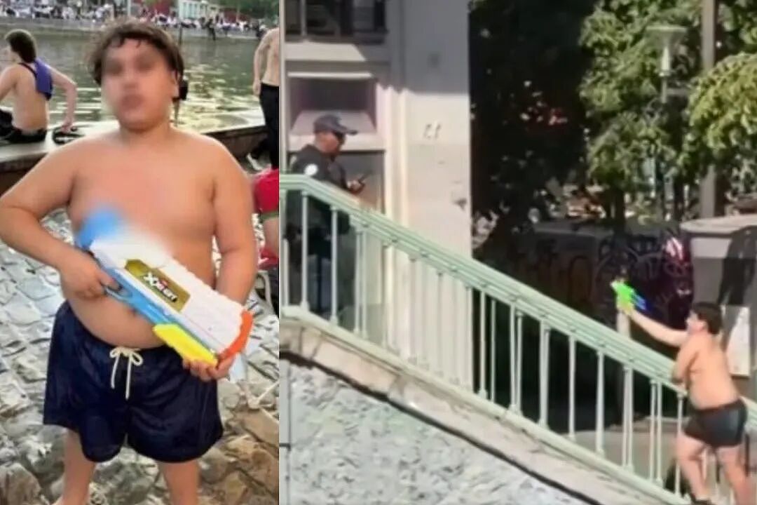 14岁“海关哥”称霸巴黎圣马丁运河：推人下水、滋警察、抢手机，爹妈称：我儿善良 - 13