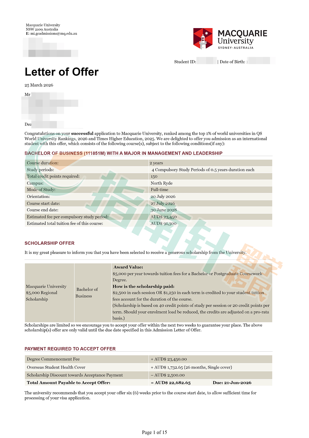 学费立减+50%奖学金！澳洲多所名校申请截止日倒计时（组图） - 6