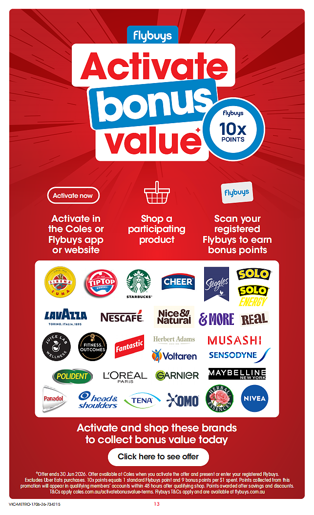 本周最新！澳洲各大超商特价目录，Woolworths、Coles、Costco（组图） - 13