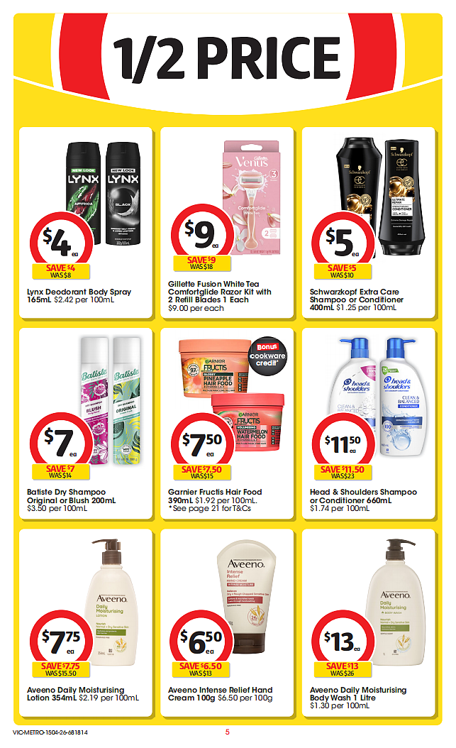 Coles 4月15日-4月21日打折，牛肉派、油、茉莉米半价 - 5