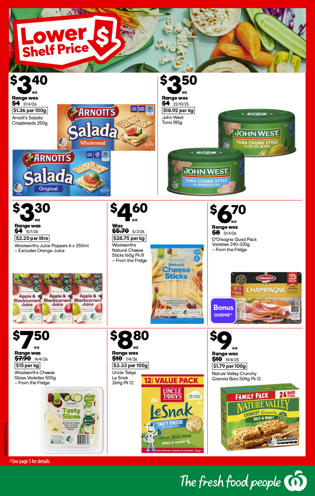 本周最新!澳洲各大超商特价商品一网打尽,大批好物骨折破半价!Woolworths、Coles、Aldi(组图) - 57