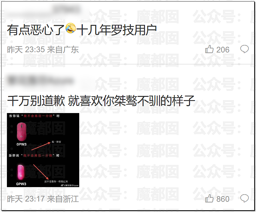 顶流品牌罗技侮辱中国消费者像狗!晋江文学城被女会员狂冲(组图) - 23