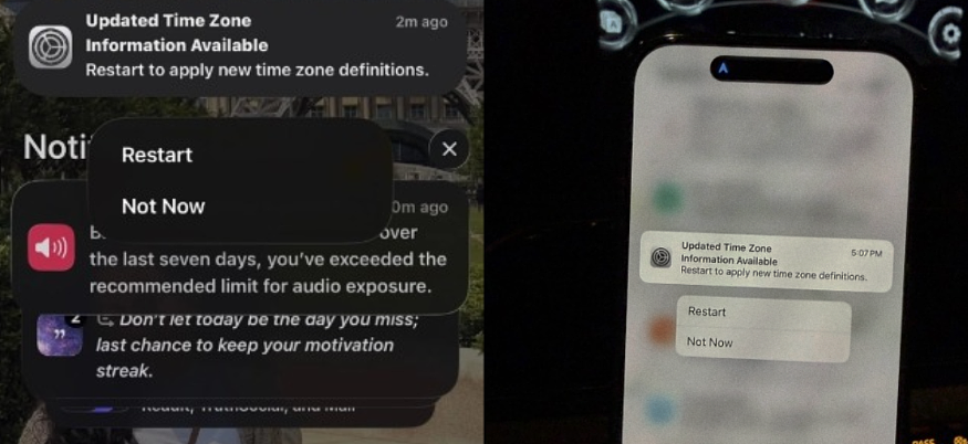 刚刚！全球iPhone用户炸锅，苹果突然要求重启、日历错乱（组图） - 3