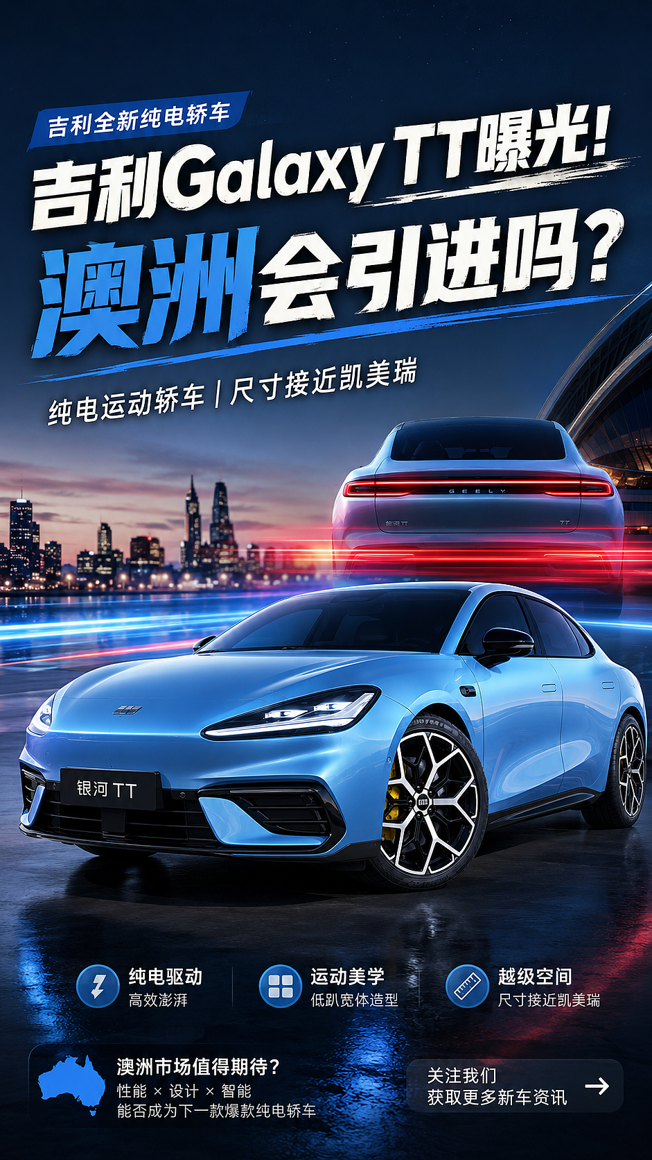 【汽车】吉利Galaxy TT曝光：澳洲轿车市场要被中国车重新洗牌？ - 1