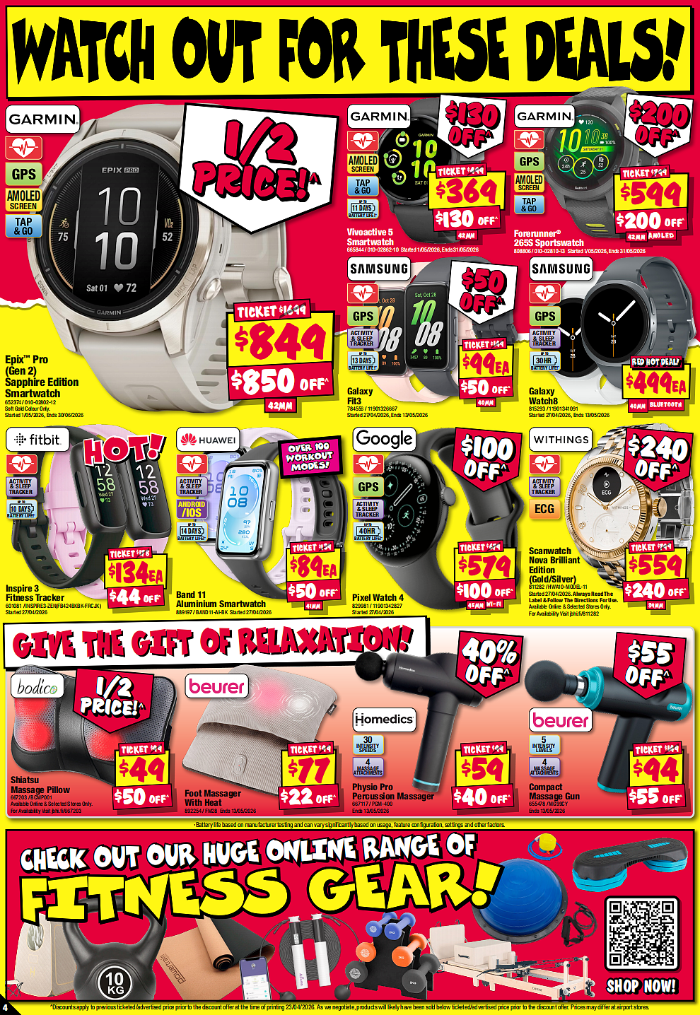 JB Hi-Fi最新折扣目录！Ninja空气炸锅立省$65，Garmin手表半价 - 4