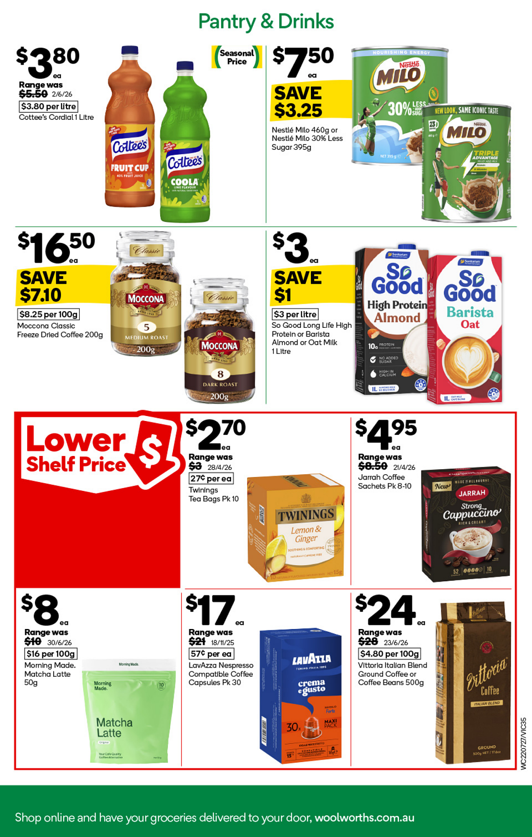 本周最新!澳洲各大超商特价商品一网打尽,大批好物骨折破半价!Woolworths、Coles、Aldi(组图) - 82
