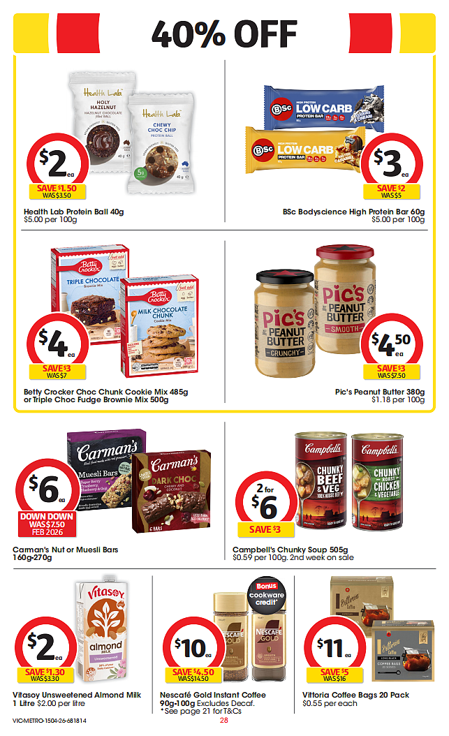 Coles 4月15日-4月21日打折，牛肉派、油、茉莉米半价 - 28