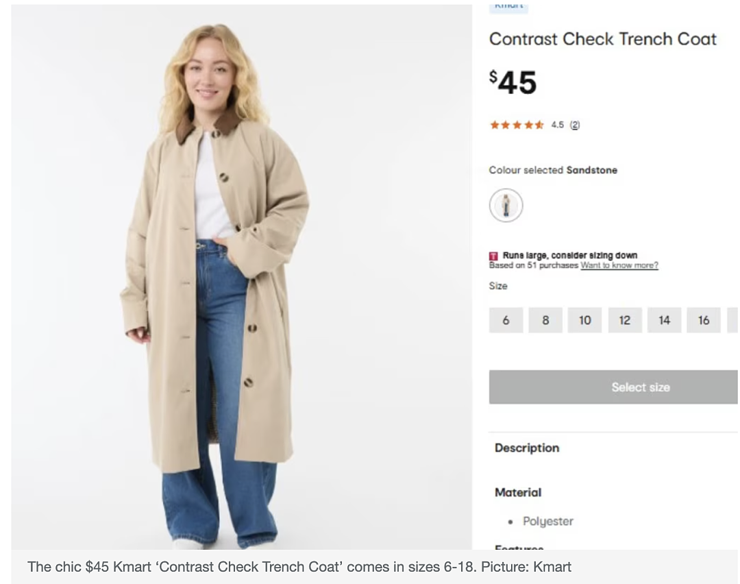 彻底开挂!Kmart 45刀秋季风衣平替570刀法国大牌,质量好到惊掉下巴 - 2