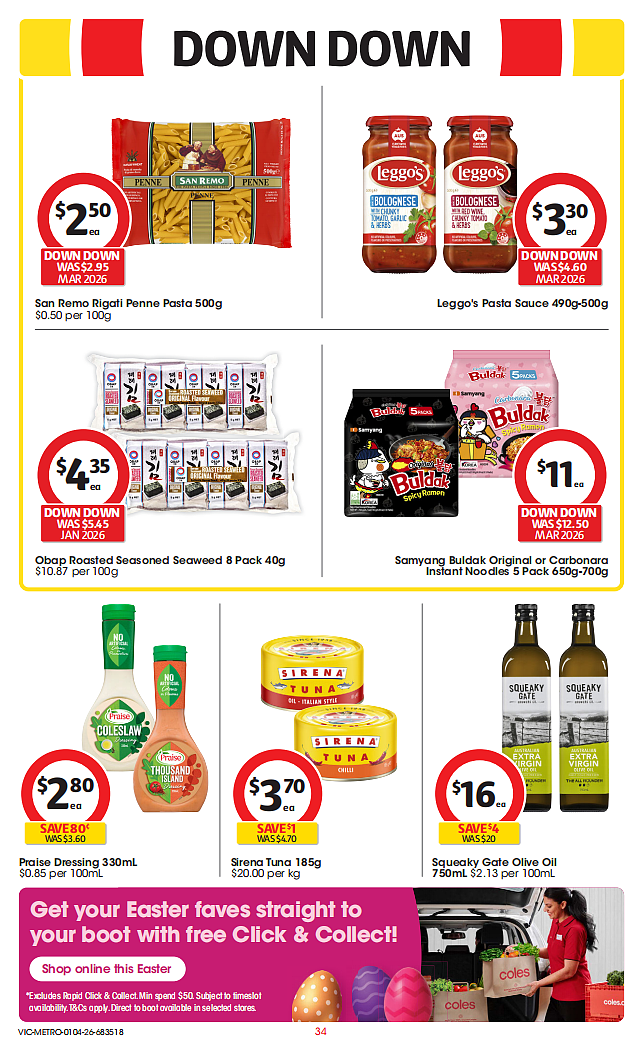 本周最新！澳洲各大超商折扣目录，Woolworths、Coles、Costco、优衣库...（组图） - 34