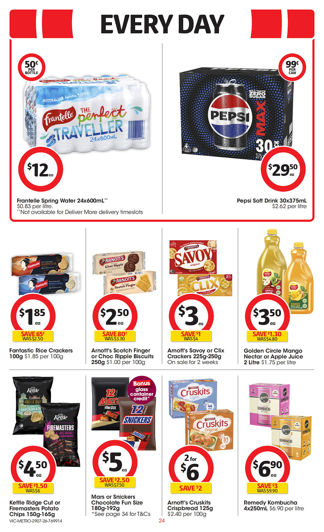 本周最新！澳洲各大超商特价商品一网打尽，大批好物骨折破半价！Woolworths、Coles、Aldi（组图） - 24