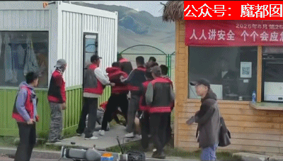 新疆赛里木湖景区曝围殴事件!7名工作人员殴打司机,视频曝光引热议(组图) - 5