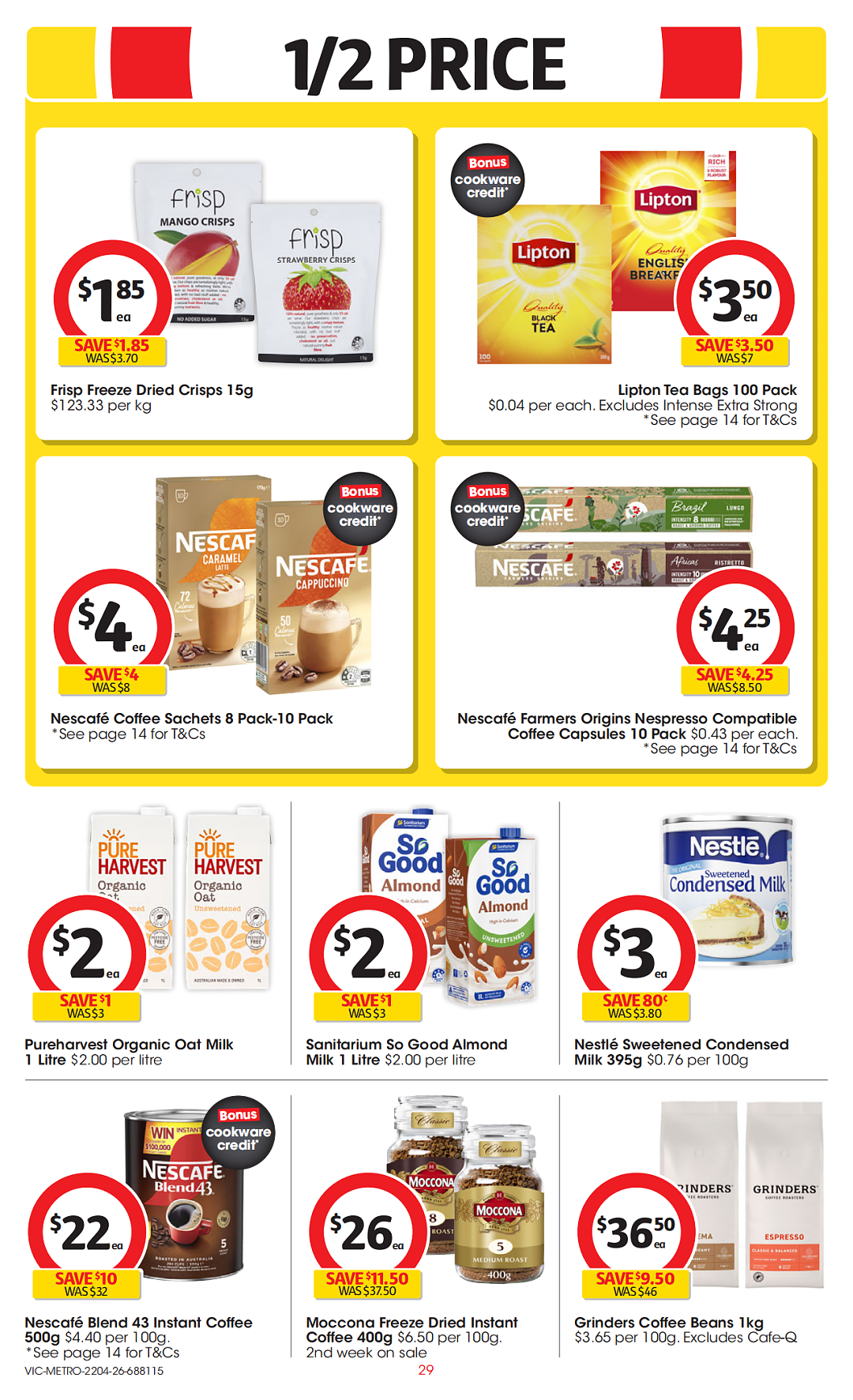 本周最新！澳洲各大超商特价商品一网打尽，大批好物骨折破半价！Woolworths、Coles、Aldi（组图） - 29