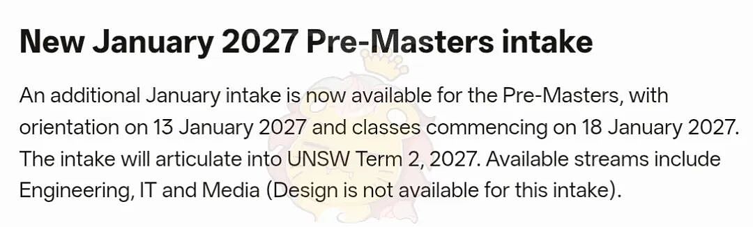 UNSW College新政:商科文凭滚动录取,新增2027年硕士预科入学季 - 6