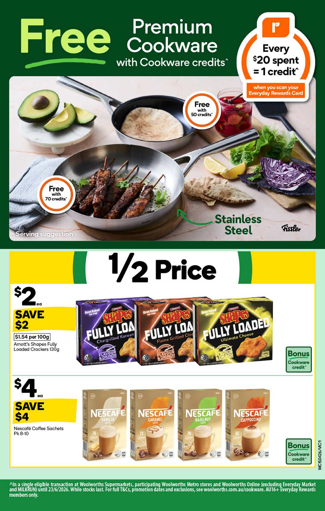 Woolworths 4月15日-4月21日打折,清洁、烧烤用品半价 - 12
