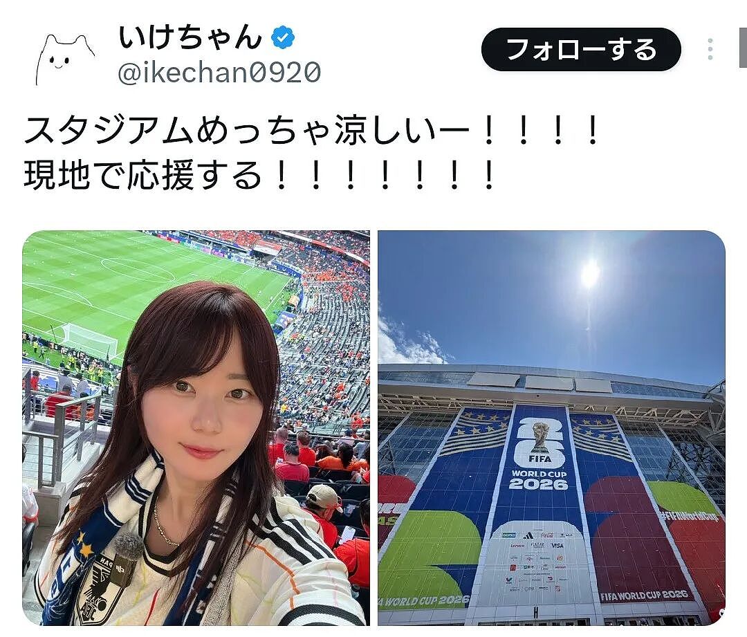 日本美女网红晒世界杯观赛自拍照，遭千万日本网友狂酸：靠爸爸活才有钱去现场！（组图） - 28