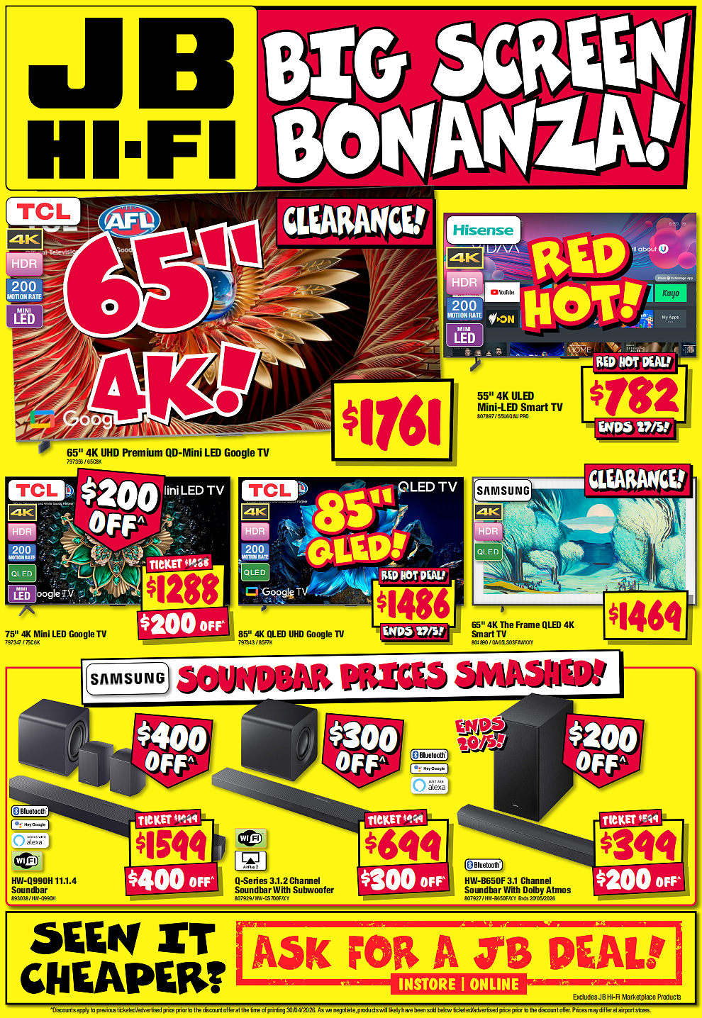 JB Hi-Fi最新折扣目录！三星Galaxy Z Flip7、Galaxy S25 Ultra立省$400 - 44
