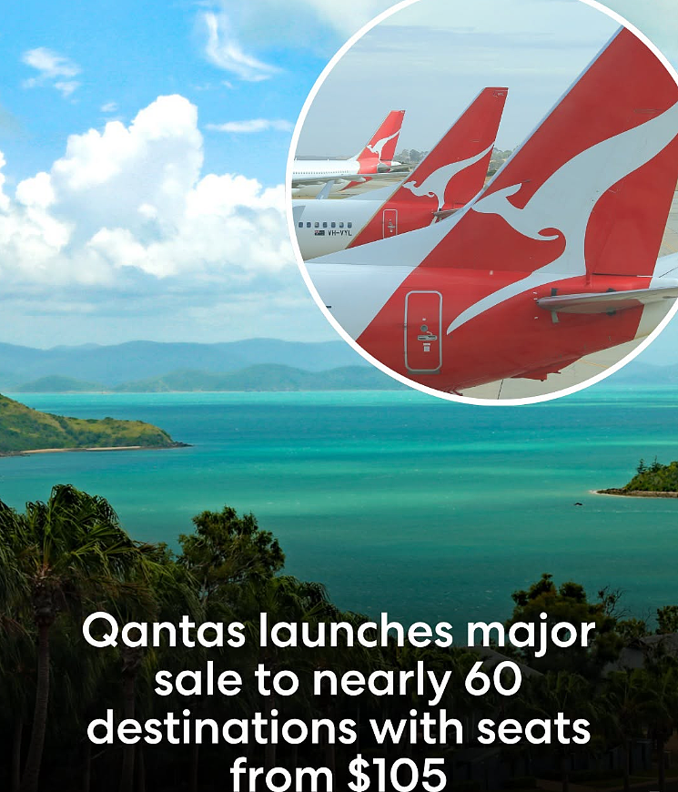 Qantas闪促,$105起!140万个座位,近60个目的地!学校假期可用 - 1