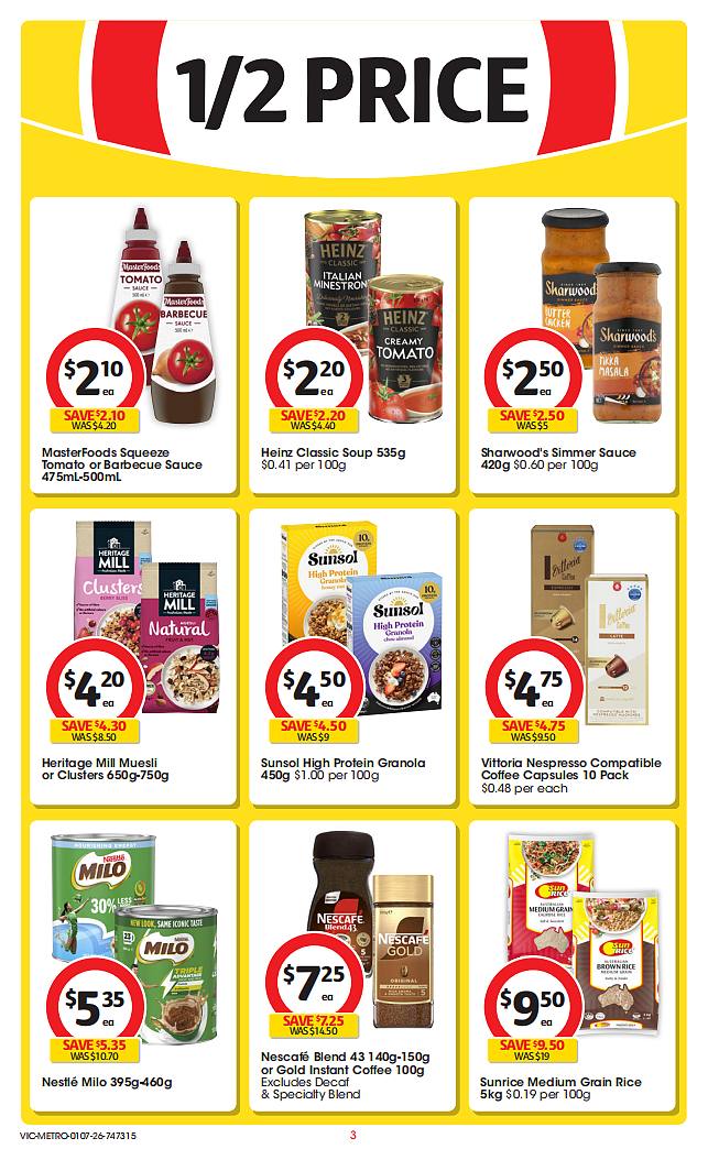 本周最新！澳洲各大超商特价商品一网打尽，大批好物骨折破半价！Woolworths、Coles、Aldi（组图） - 3