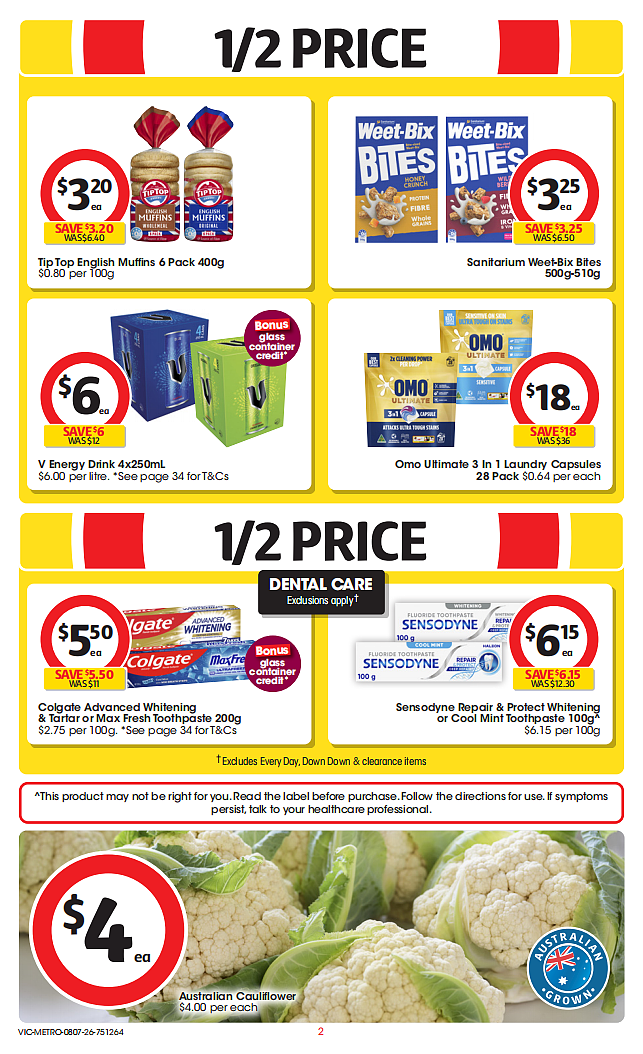 本周最新!澳洲各大超商特价商品一网打尽,大批好物骨折破半价!Woolworths、Coles、Aldi(组图) - 2